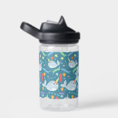 Girls Niedlich Magical Rainbow Narwhal Kids Trinkflasche (rechts)