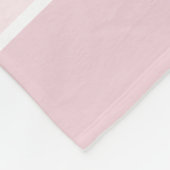 Girls Niedlich Pink Safari Zebra und Name Fleecedecke (Ecke)