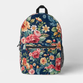 Girls Niedlich Rucksack Fashion, Blume Backpack (Vorderseite)