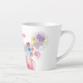 Girls Niedliche Personalisierte Flora Milchtasse