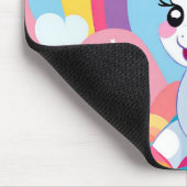 Girls Niedlicher Einhorn-Regenbogen-Individuelle N Mousepad (Ecke)