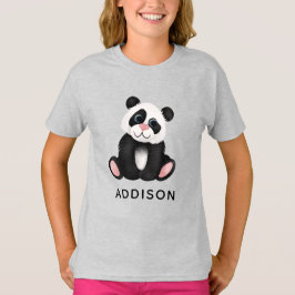 Girls Niedlicher Jungle Panda Bär T-Shirt