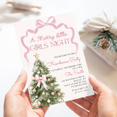 Girls Night Christmas Party Invitation Einladung