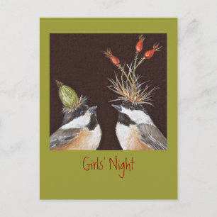 Girls-Night-Einladung Postkarte