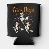 Girls Night Halloween Hexenbroomsticks Dosenkühler (Vorderseite)