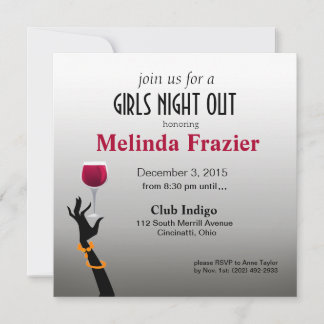 Girls Night Out Cocktail Party Einladung