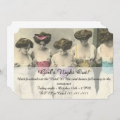 Girls Night Out Einladung (Vorne/Hinten)