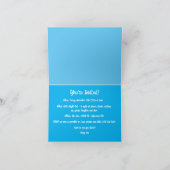 Girl's Night Out Einladung Whimsical Fish Art (Innenseite)