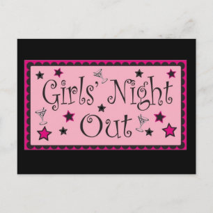 Girls Night Out: Einladungskarte