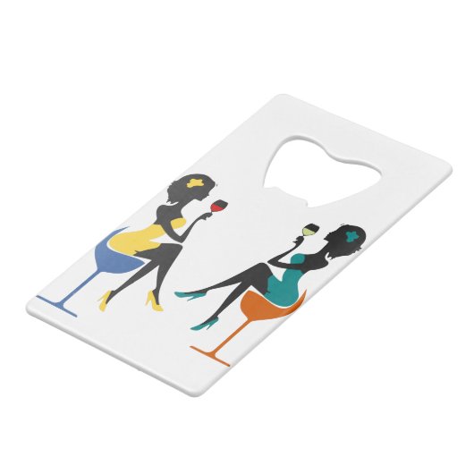 Girls Night Out Geldbeutel Flaschenöffner (Rückseite Schrägansicht)