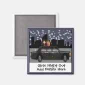 Girls Night Out Magnet (Vorderseite/Rückseite)