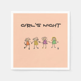 Girls Night Out Paper Napkin Serviette