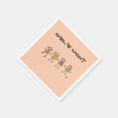 Girls Night Out Paper Napkin Serviette (Ecke)