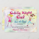 Girl's Night Out - Save the Date (Vorne/Hinten)