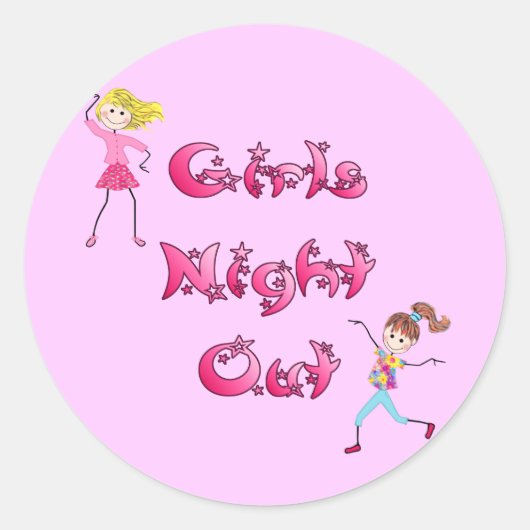 Girl's Night Out Stickers (Vorderseite)