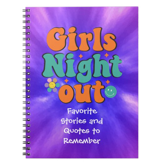 Girls Night Out Stories und Quotes Notizblock (Vorderseite)