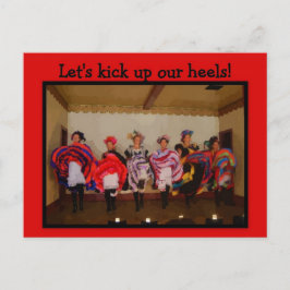 Girls Night Out Wild West Dance Hall Girls Postkarte