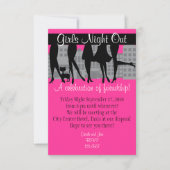 Girls Night Out WIth Kitty Style A Einladung (Vorderseite)