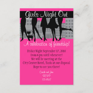 Girls Night Out WIth Kitty Style A Einladung