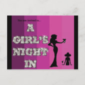 Girls Night - Postcard Einladung (Vorderseite)