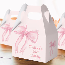 Girls nur Wanne sein eine rosa Bow Coquette Geburt Geschenkschachtel