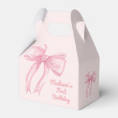Girls nur Wanne sein eine rosa Bow Coquette Geburt Geschenkschachtel (Vorderseite)