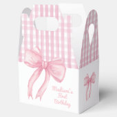 Girls nur Wanne sein eine rosa Bow Coquette Geburt Geschenkschachtel (Geöffnet)