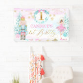 Girls Nutcracker Land der Süßigkeiten 1. Geburtsta Banner (Insitu)
