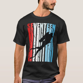 Girls Or Boys Scuba Diving 17th Birthday Deep Sea T-Shirt