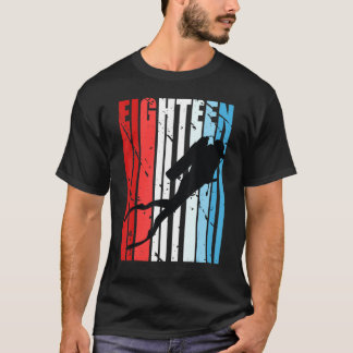 Girls Or Boys Scuba Diving 18th Birthday Deep Sea T-Shirt
