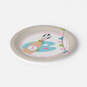 Girls Painting / Art Birthday Party Pappteller (Schrägansicht)