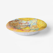 Girls Paper Bowls Pappteller (Gewinkelt)