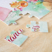 Girls Personalisiert Princess Individuelle Name Puzzle (Seite)