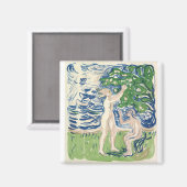 Girls Picking Apples (1915) by Edvard Munch Magnet (Vorderseite/Rückseite)