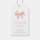 Girls Pink Bow Feminine Coquette Baby Fevor Geschenkanhänger (Vorderseite)