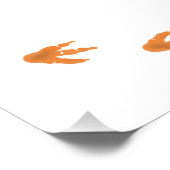 Girls Pink Dinosaur Kindergeburtstag Begrüßungszei Poster (Ecke)