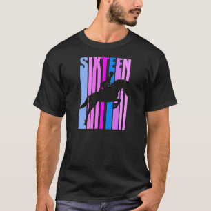 Girls Pink Horse Riding 16. Geburtstag Show Jumpin T-Shirt