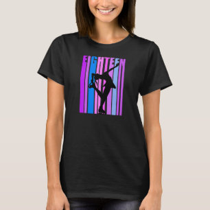 Girls Pink Ice Skaten 18. Geburtstag Ice Dancer Fi T-Shirt