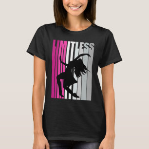 Girls Pink Limitless Dance Musical Dancer Retro T-Shirt