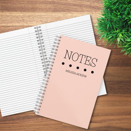 Girls Pink - Mit Monogramm Namensschilder Notizblock