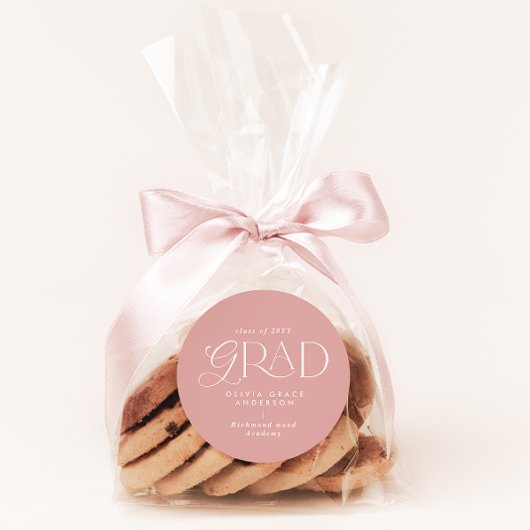 Girls pink Multi-Foto Moderne Runder Aufkleber