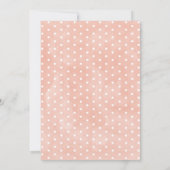 Girls Pink Pumpkin Zweiter Geburtstag Einladung (Rückseite)