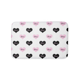 Girls' Pink Shoe Lover Badematte