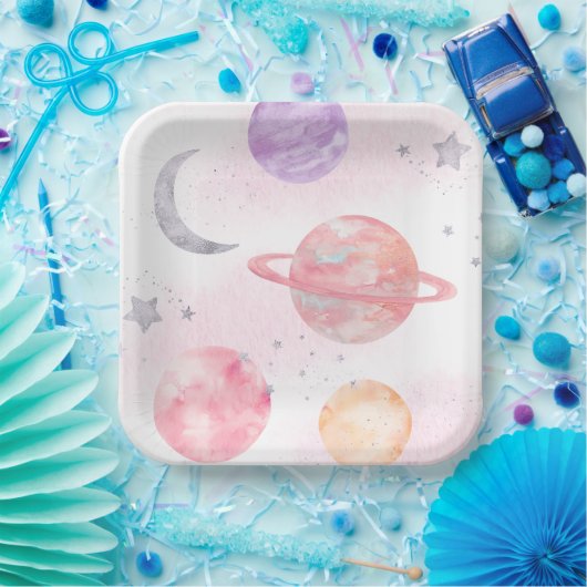 Girl's Pink Space Party Teller (Party)