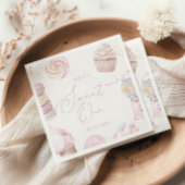 Girls' Pink Sweet One Candy Ice Creme 1. Geburtsta Serviette