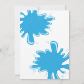 Girls Pool Party 12. Geburtstag Einladung (Rückseite)