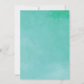 Girls Pool Party Geburtstag Einladung (Rückseite)