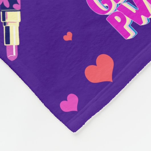 Girls-Power Fleecedecke (Ecke)