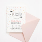 Girls' Preppy Jump & Bounce Party Einladung