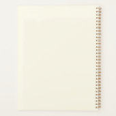 Girls Pretty Ponies Pastel Floral Horse Planer (Rückseite)